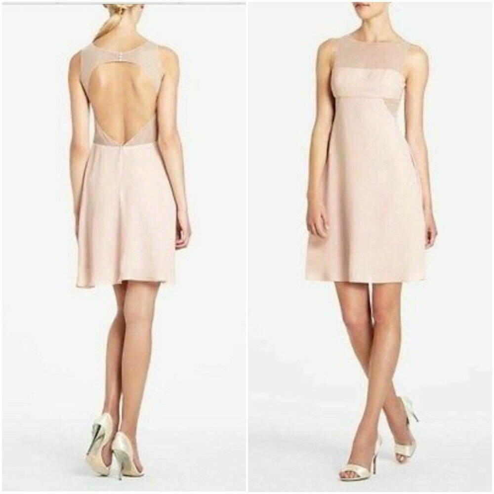 BCBGMAXAZRIA Paris Pink Mimi Dress NWT - Picture 1 of 6